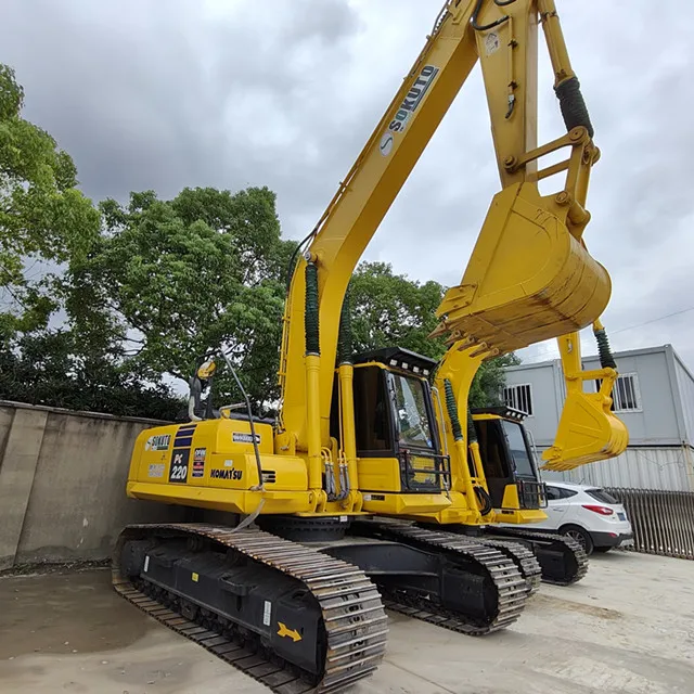 Быстрая доставка Подержанные Экскаваторы Komatsu PC220-8 оригинального японского производства 22 тонны полностью гидравлические системы