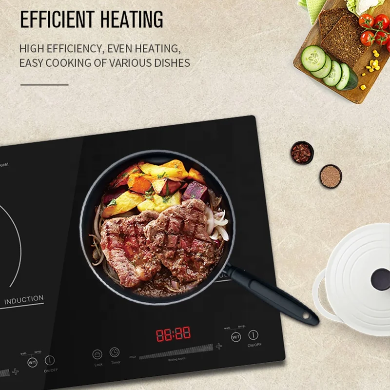 Factory Supplier Touch Control Built-In 4 Burners Ceramic Hob With Electric Infrared Coil Element