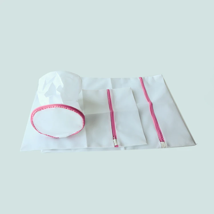 High Quality Wholesale Reusable 3pcs/set Custom Mesh Laundry Washing Bag For Blouse, Hosiery, Stocking, Underwear