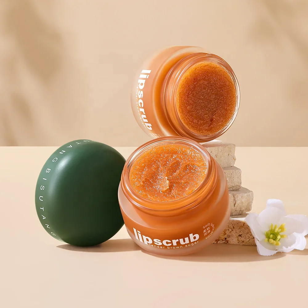 BISUTANG Brightening Lip Scrub Smoker Dark Lip Chapped Organic Sugar Lip Scrub Moisturizing Essence Treatment