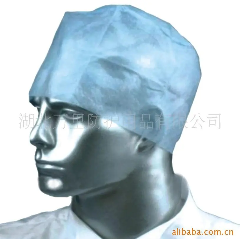 surgical non woven disposable head cap elastic clip cap Medical Hair cover