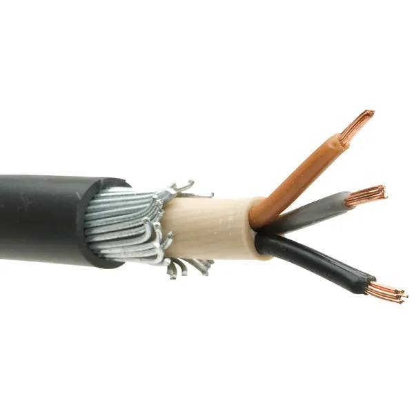 Pay Later BS5467 4 core copper xlpe insulation SWA armoured 4x16mm2 underground power cable
