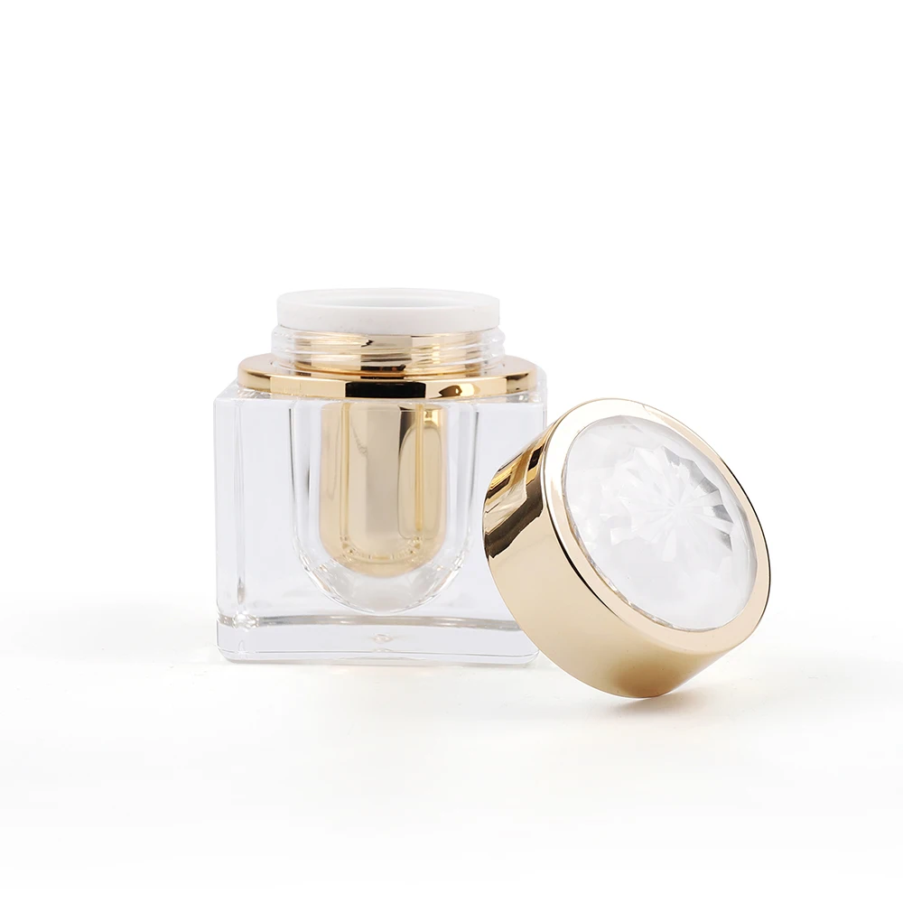 
cosmetic packaging high end skin care 15g 30g 50g acrylic empty luxury cream jar 
