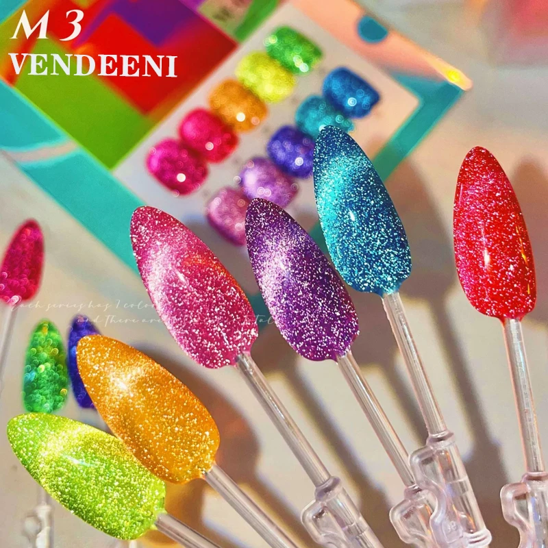 Vendeeni 10 Colors Cat Eye Gel Winter Style Wholesale Private Label Nail Supplies Nail Polish