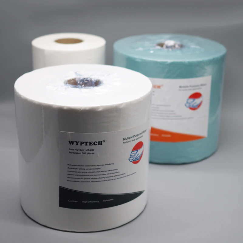 Чистящие салфетки для древесной целлюлозы 30% PP 70% с хорошей впитывающей способностью