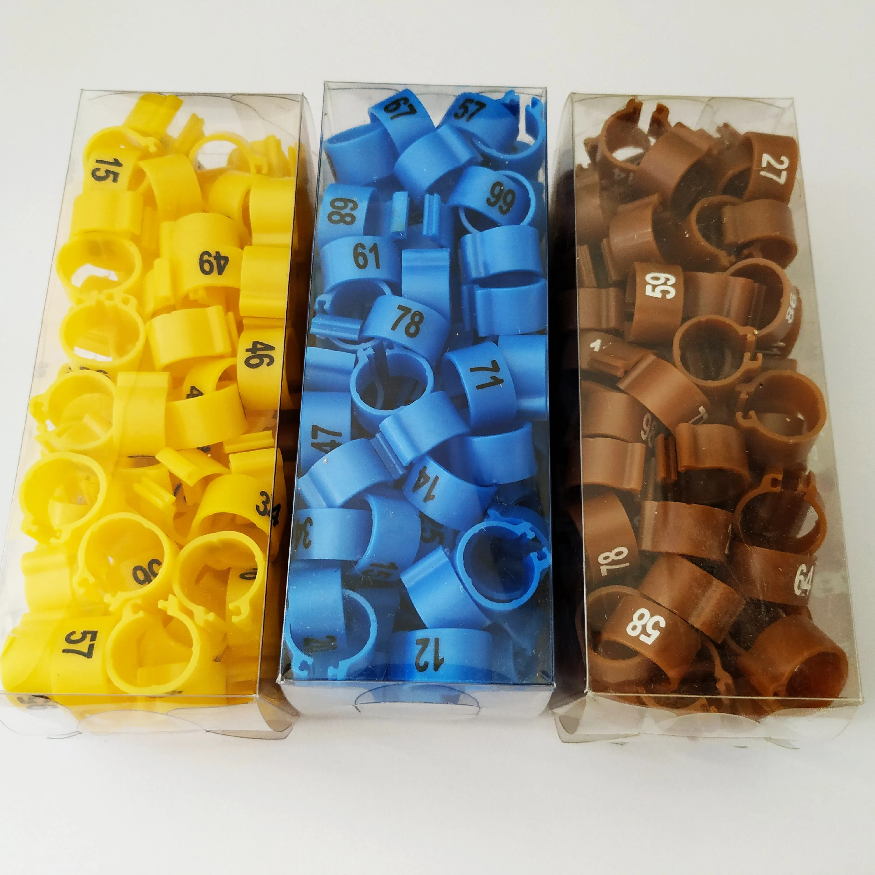 8mm 10mm 12mm 14mm Plastic Pigeon Ring Clip-On Poultry Dove Bird Chicks Duck Parrot for Identification Band PH-128