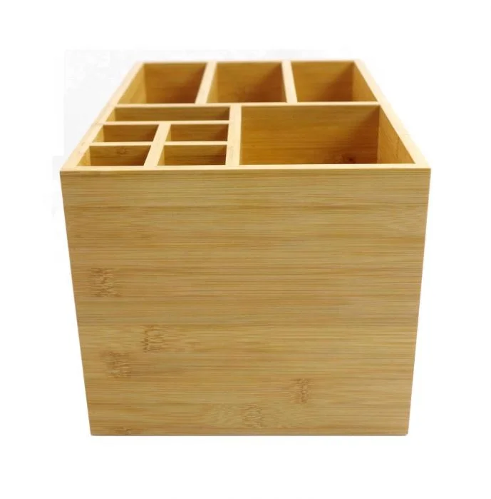Manufacturer Supplier wholesale bamboo desktop office storage case organizer tray