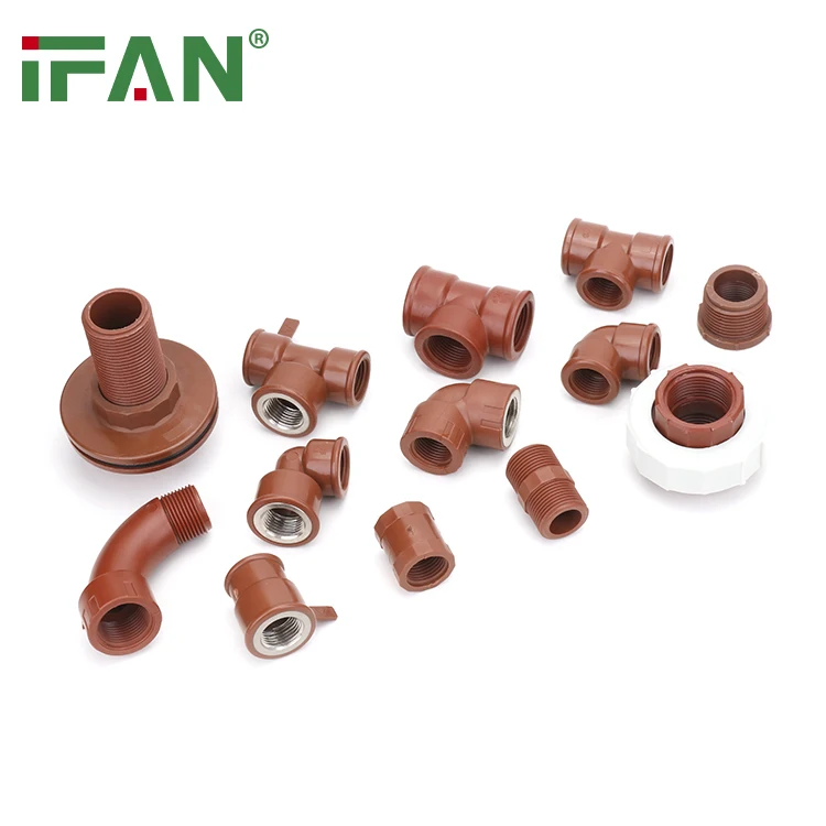 IFAN Hot Cold Water Supply Plumbing PPH Material Thread Fittings PPH Pipes And Fittings