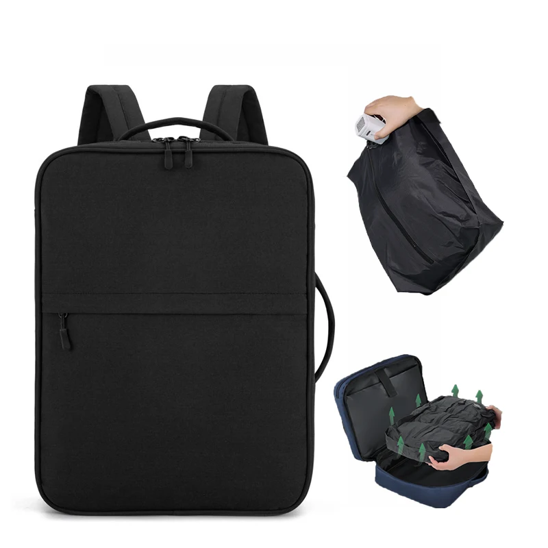 Waterproof Vacuum Compression Backpack for Business Men Airback Backpack Bag Travel Airback Air Backpack Lightweight Practical