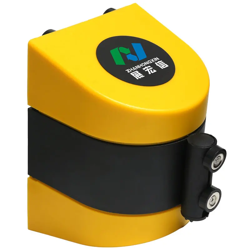 3Meter belt on the safety barrier wall mount belt barrier