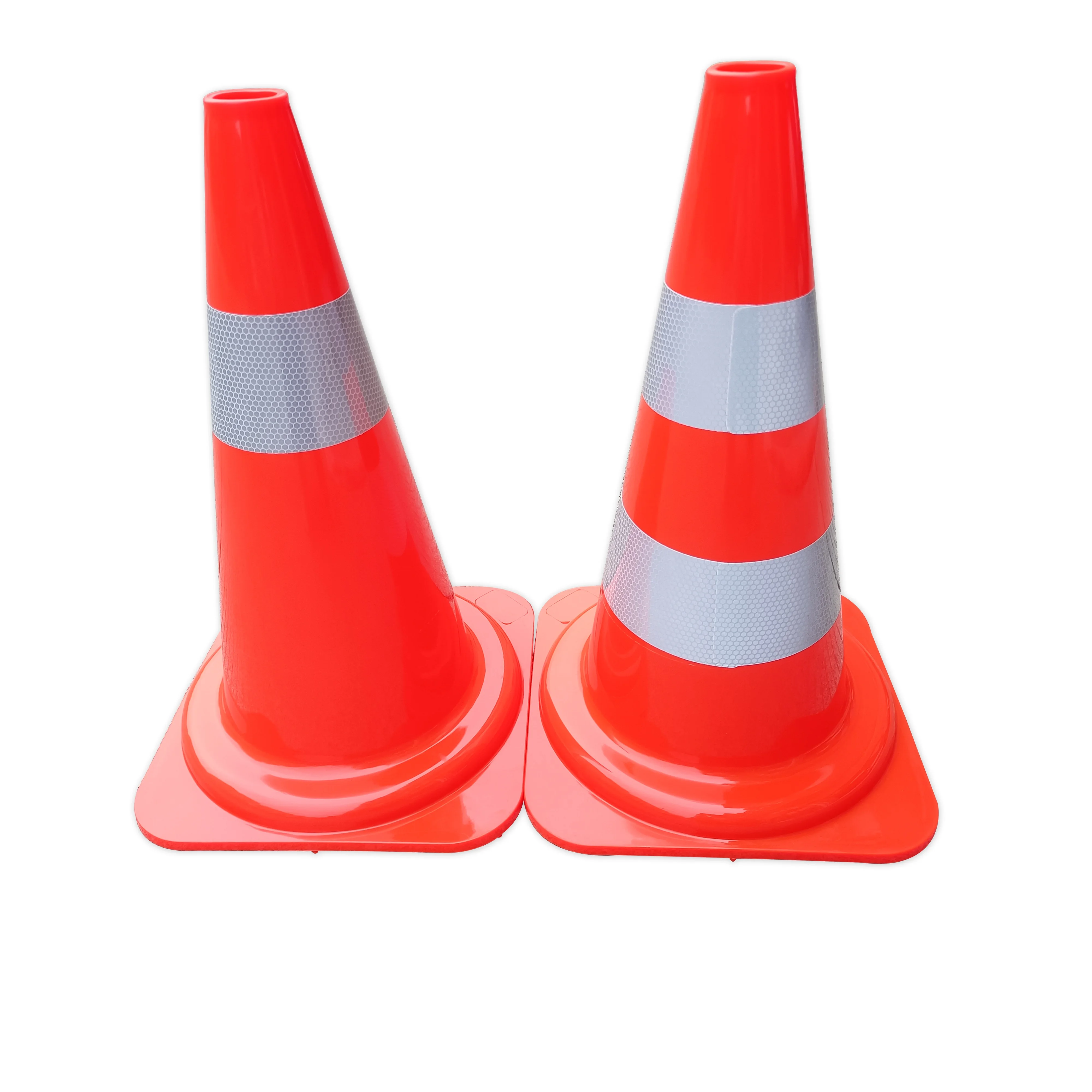 factory direct sale 50cm orange collapsible wholesale road 18 inch safety PVC traffic cone