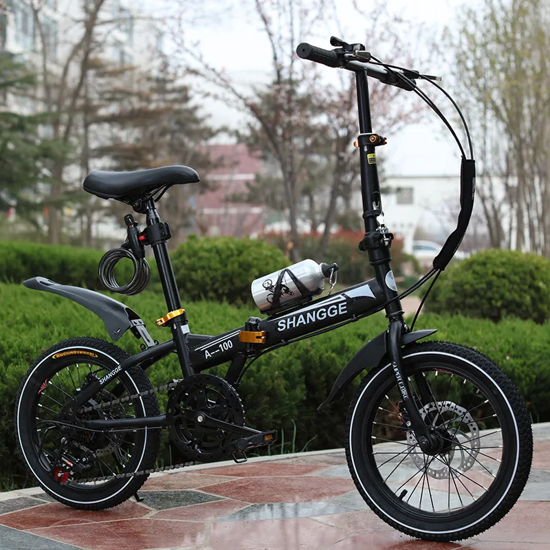 20' 6 speed foldable bicycle/hot sale mini road bicycle/full suspension light folding bikes downhill mountainbike for students