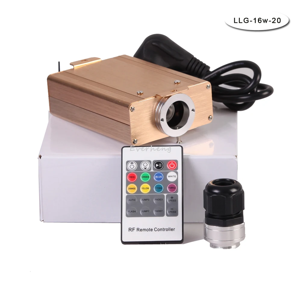 16 watt RGB LED Fiber Optic Light Source engine machine for spot star ceiling light