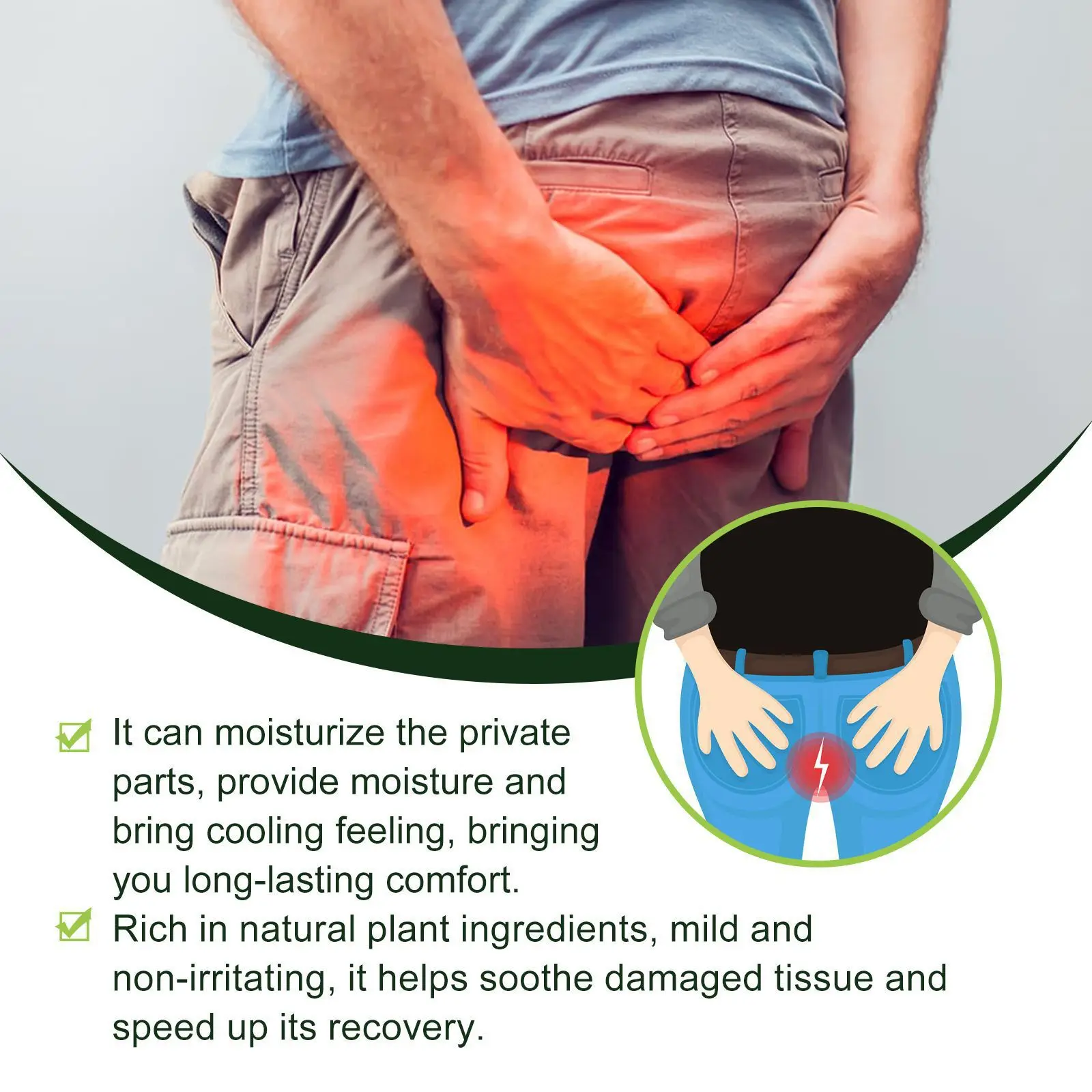 Best Price Herbal Hemorrhoids Cream Internal Hemorrhoid Piles External Fissure Anal Pain Relief Spray