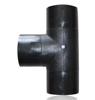 HDPE water pipe fittings 90 degree tee