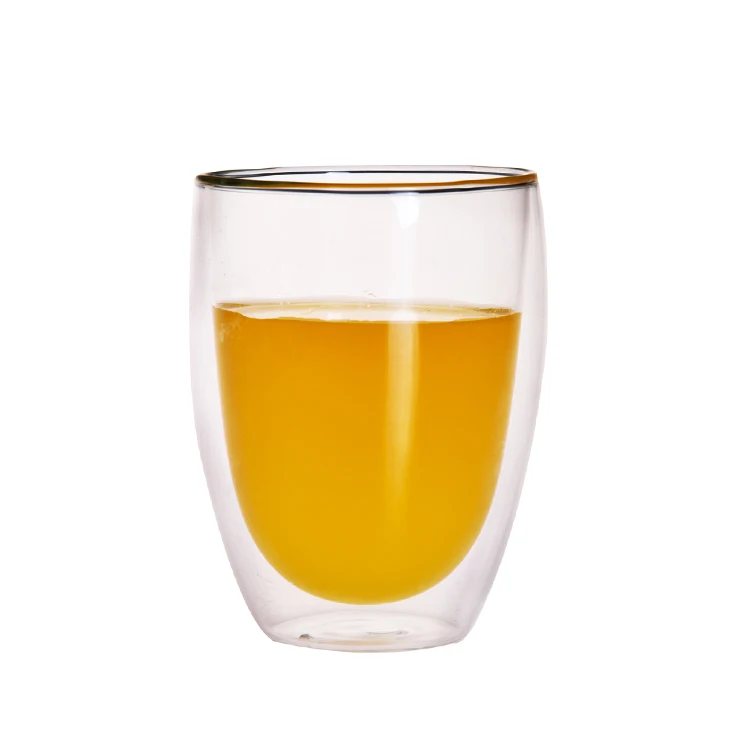 Оптовая продажа от производителя стеклянная чашка с двойными стенками посуда