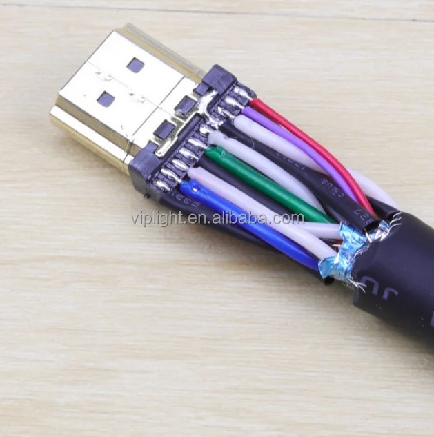 24 AWG HDMI OD9.5MM Wire cable Shielded Signal Electronic Wire PVC Shielded Signal Cable