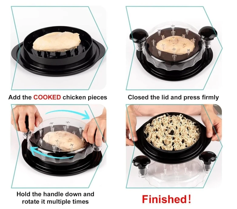 Multi-functional chicken breast shitter chicken mince meat machine home shredder separator mincing meat