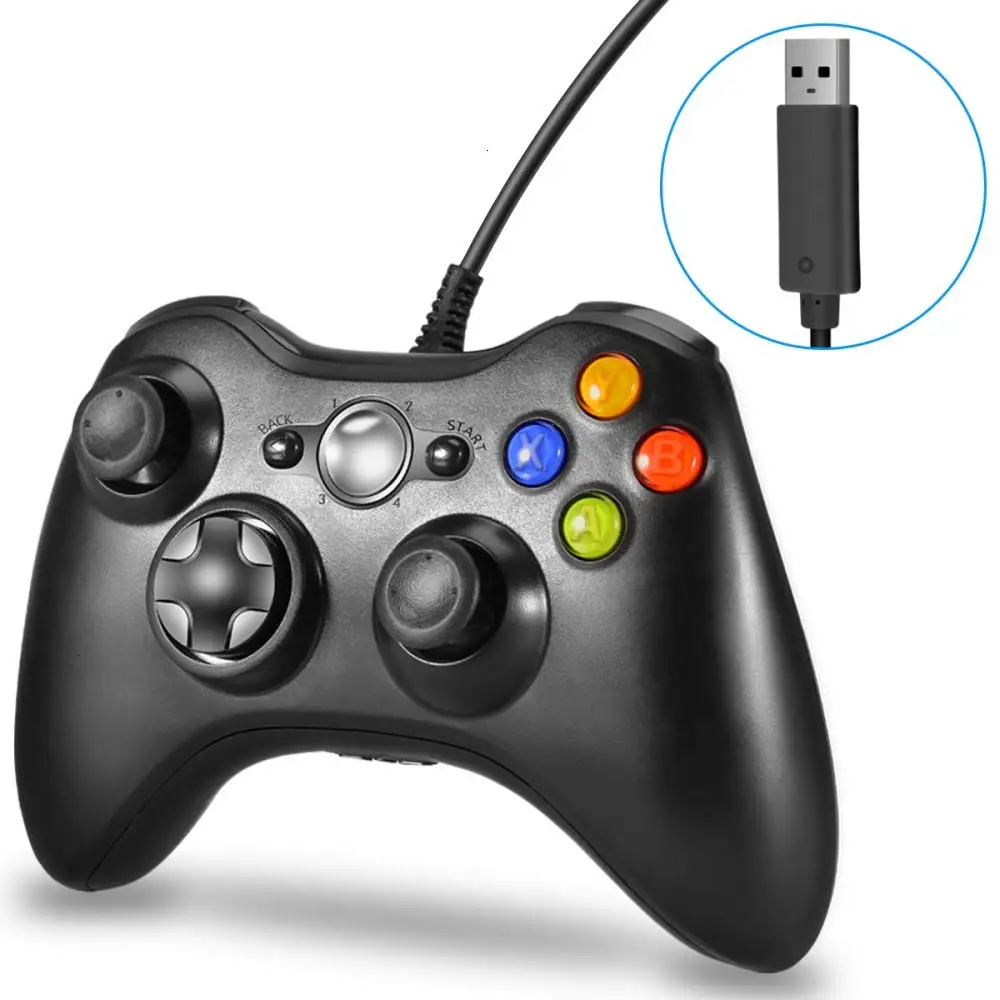  Контроллер геймпада проводной джойстик USB геймпад контроллер для Xbox 360 консоли и