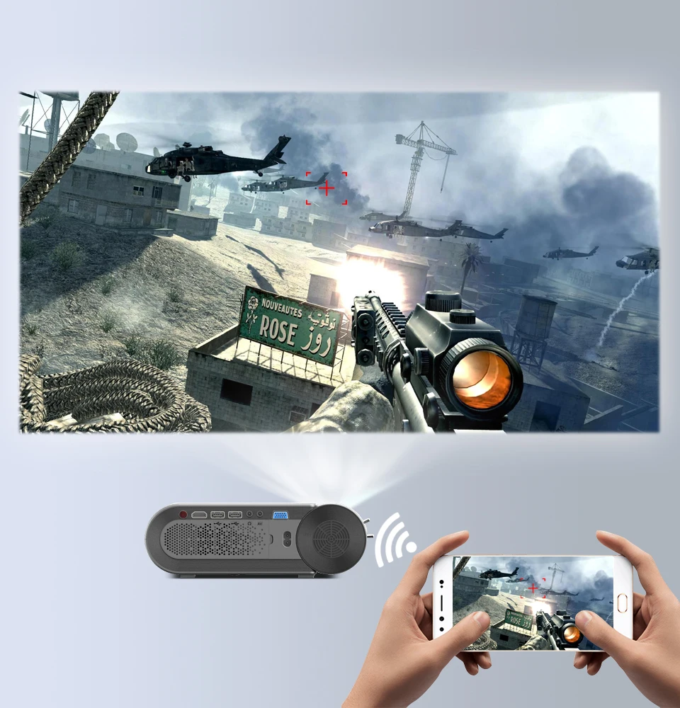 16Year Factory BYINTEK K9 Portable Small Multi-screen Mini Projector LED LCD For Home Cinema Moving Gaming Proyector