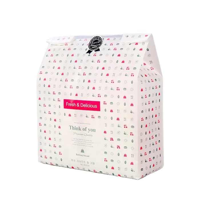 Custom Priwhitewax Paper Bag For Candy Sandwich Grease Proof Wax Bag Wedding Dress Packaging Food Greaseproof Paper Accept