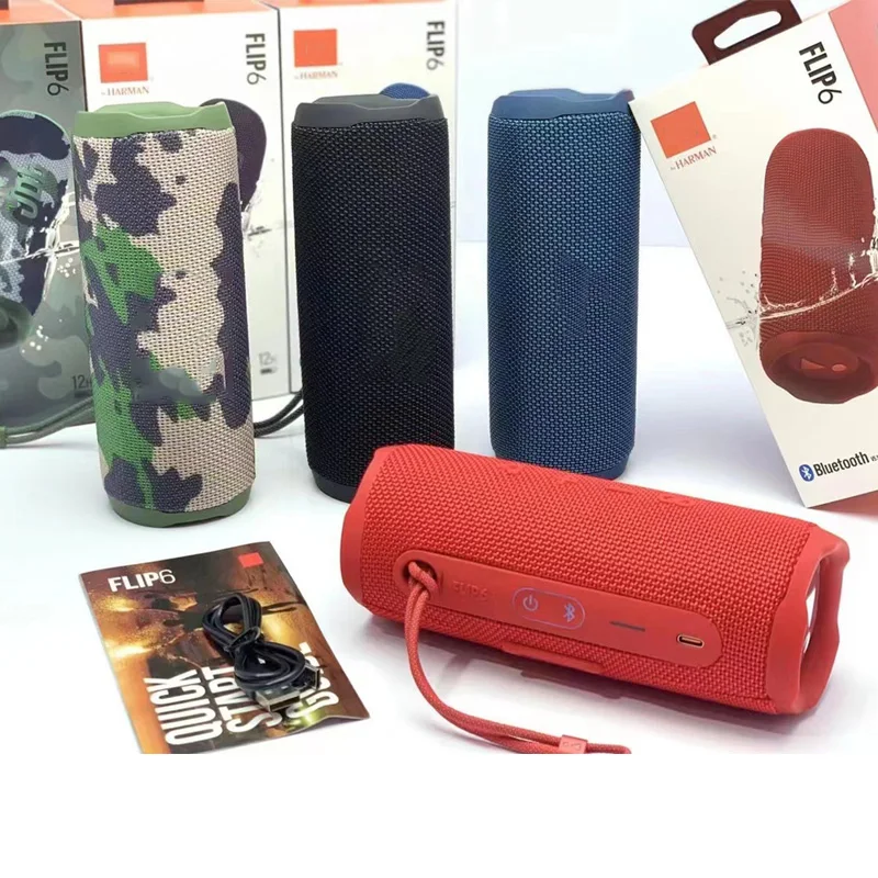 Flip6 Blue Tooth Speaker Flip 6 Portable Outdoor Design Waterproof Wireless Speakers