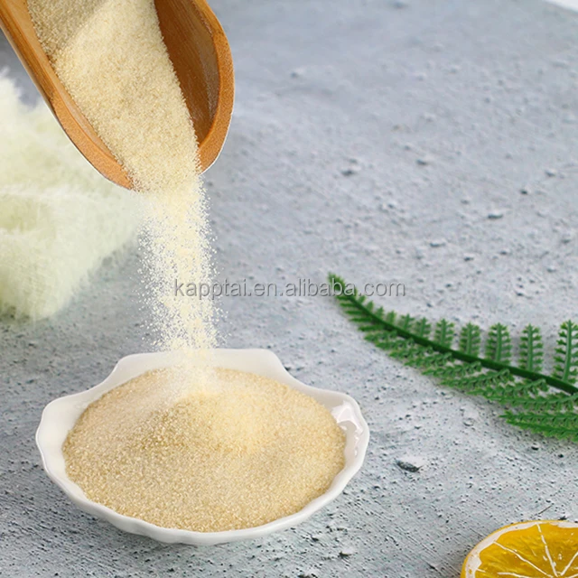 Edible food additive gelatin granules for candy stabilizers for ice cream