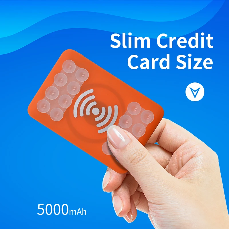 Заводская новая модель портативных зарядных устройств 5000 мАч мини-карта размера 5000 мАч беспроводные портативные зарядные устройства Быстрая зарядка высокое качество портативное зарядное устройство
