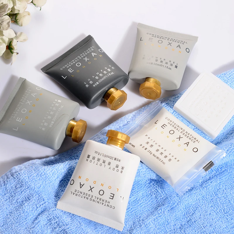 Hotel Amenities Set Soap & Shower Gel High Quality Wholesale Sale 30mL Amenities Hotel Shampoo