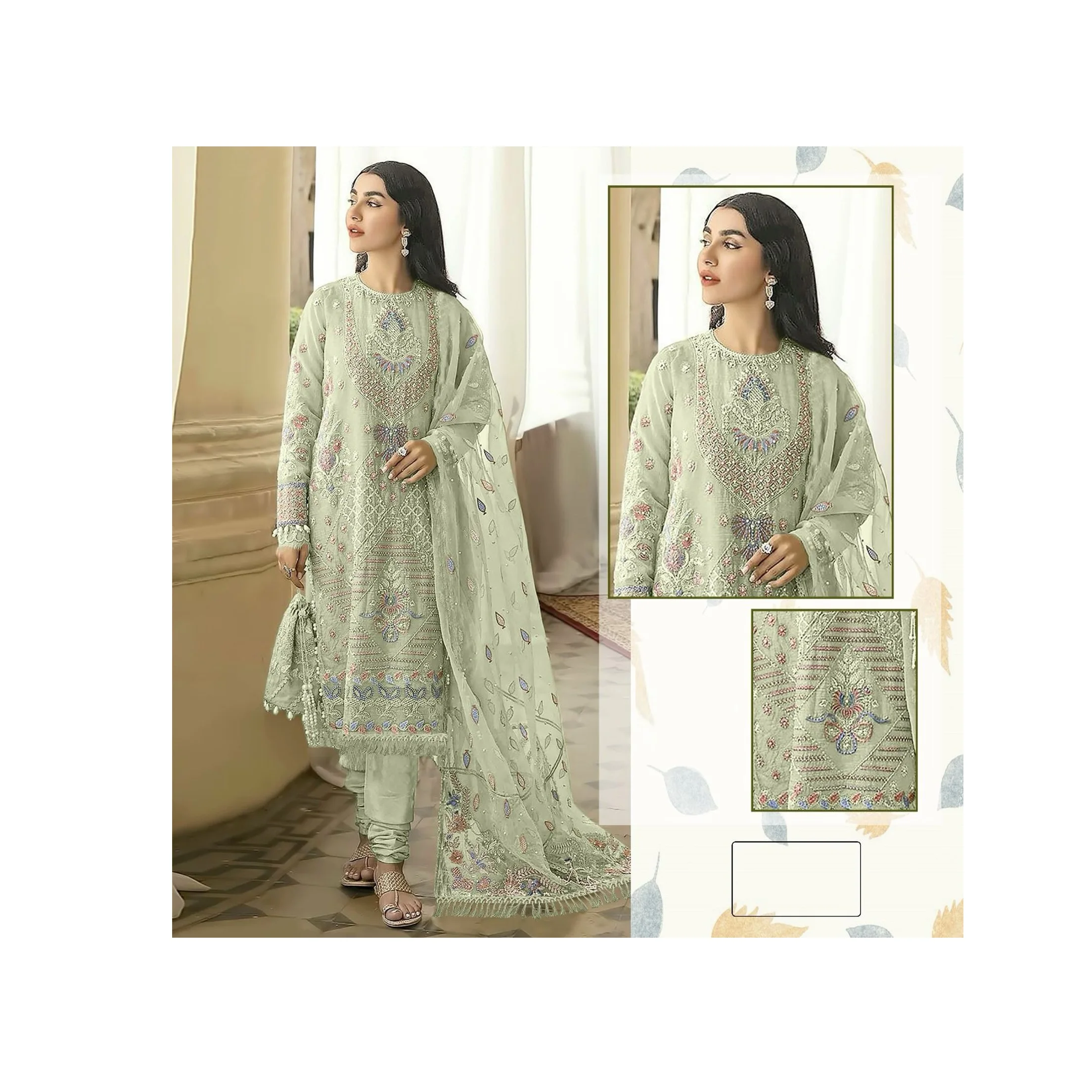 Оптовая продажа прямой женский костюм Salwar Kameez для вечеринки готовый к ношению