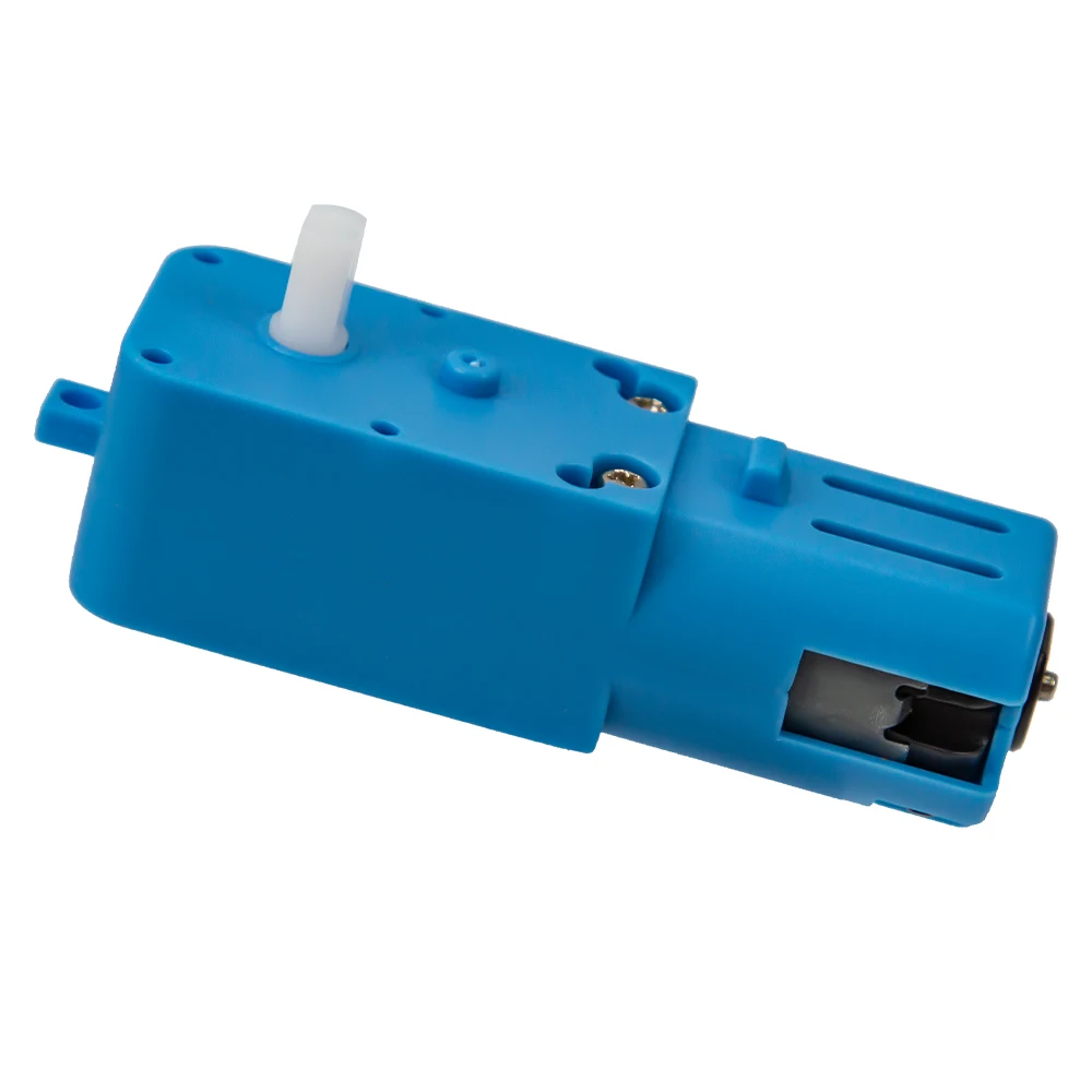 DC 3V-6V 1:48 Gear Motor Dual-shaft Gear Motor Robot Intelligent Vehicle Speed Reducer TT Motor Blue