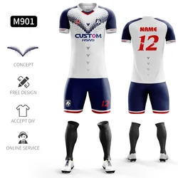 Wholesale Custom Sublimation Digital Print Duick Dry Football Soccer Jersey Shirt Uniform Wear For Team