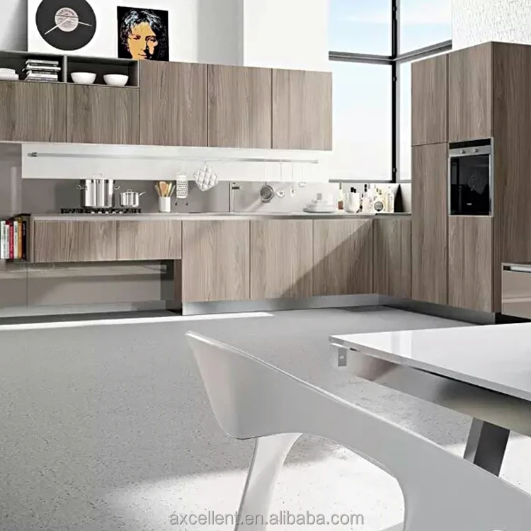 Dry Ceramic Design Set Bamboo Modern Hanging Wall Wooden Counter And Pan Organizer Cupboard Kitchen Cabinet