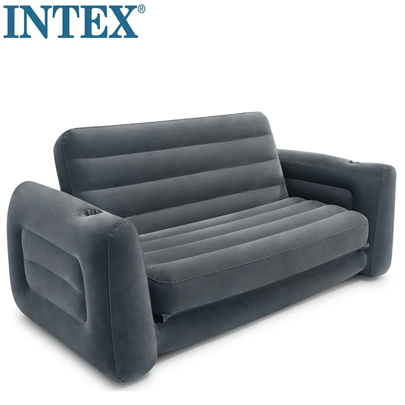Надувной диван-кровать Intex 66552 выдвижное кресло диван на два места многофункциональное надувное воздушная кровать для