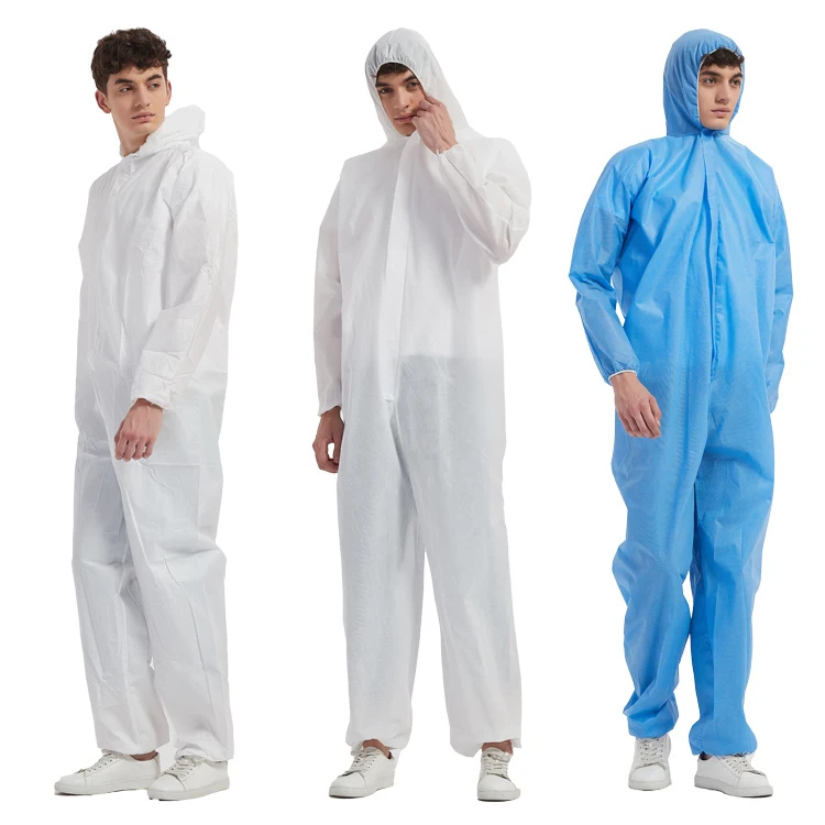 Factory Directly Supply various sizes microporous with hood reusable nonwoven disposable coverall for factory