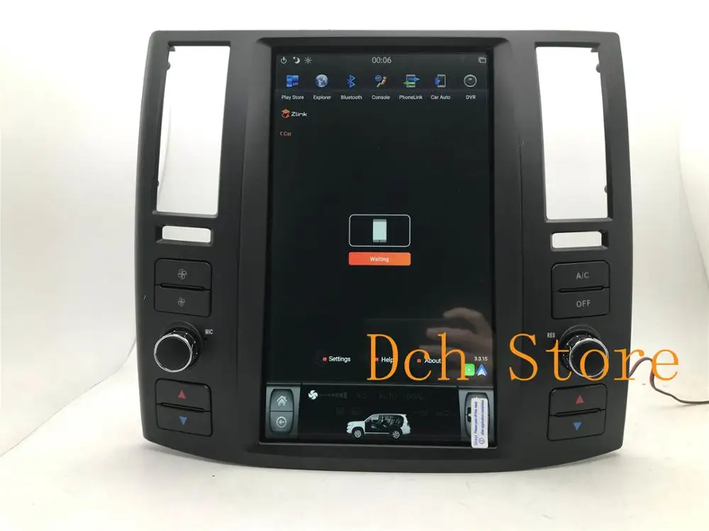 11.8'  tesla style Android 11 Car DVD PLAYER RADIO for Infiniti FX FX25 FX35 FX45 2004-2008 navigation 128G QUALCOMM 8 CORES