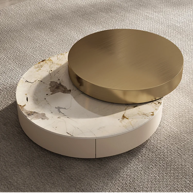 New Design Metal big coffee table Modular House Solution console table modern luxury