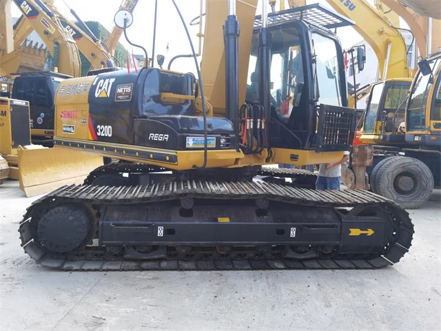 second hand CAT big and large excavator 320D used cat 320D 326D crawler excavator with winch FOR SALE