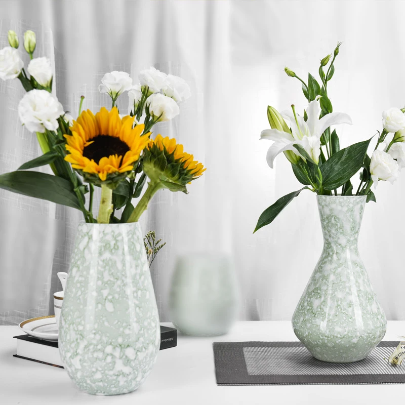 
Glass vase decoration floral home Nordic ins style furniture soft decoration living room flower arrangement vase glass 