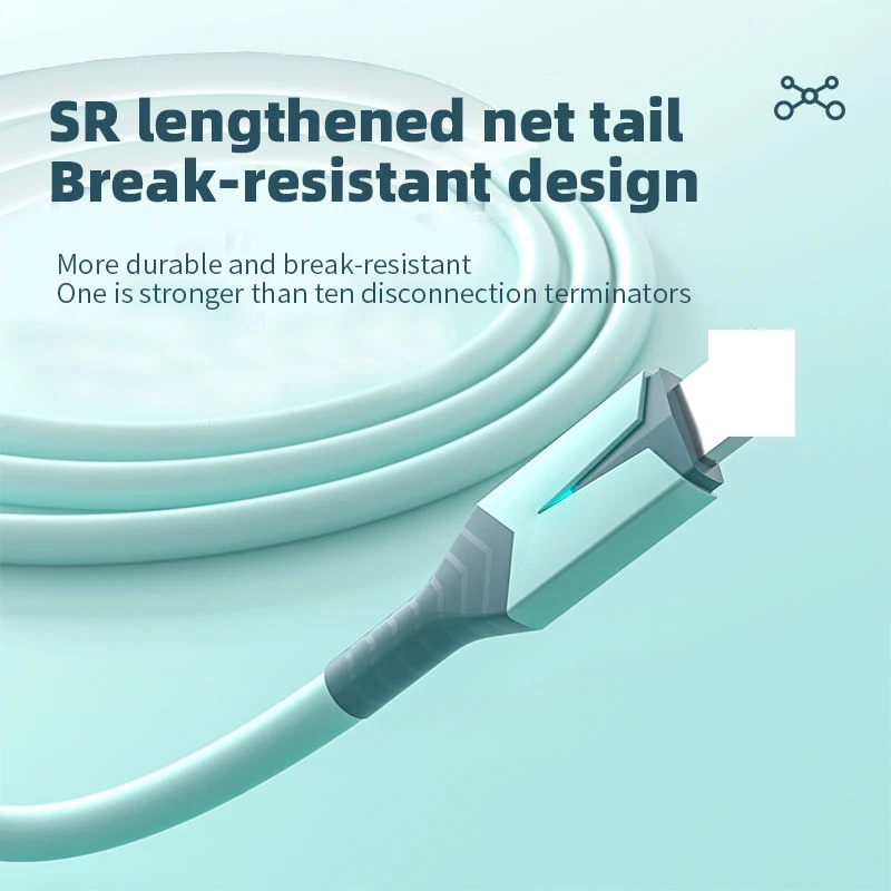 USB Cable For iPhone 14 13 12 11 Pro Max XR XS 8 7 6s 5 Plus LED Fast Charging Wire For iPhone Charger Charging Cable Cord 2M