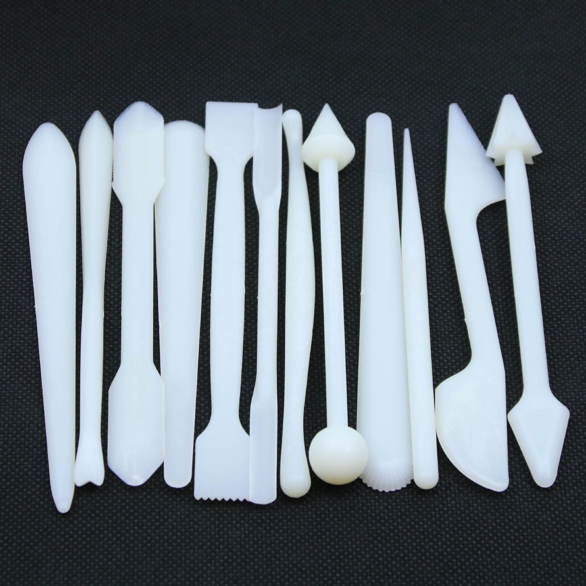 12pcs/set DIY Plastic Sculpture group Fondant Cake Baking Tools/Children Clay hand Tools