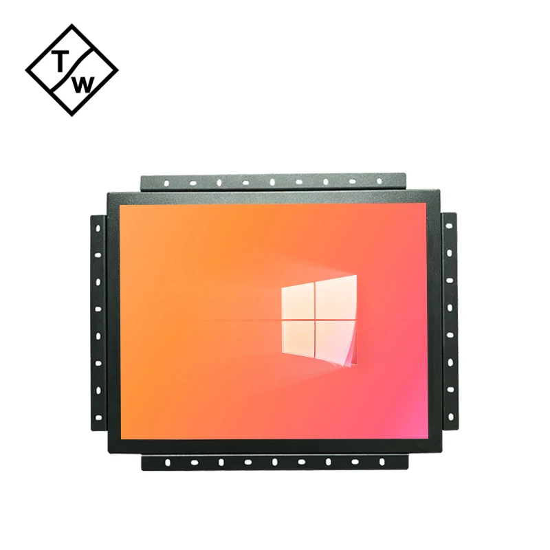 Customized Model 14 inch Metal Case TFT LCD Monitor for Kiosk, Touch Panel optional