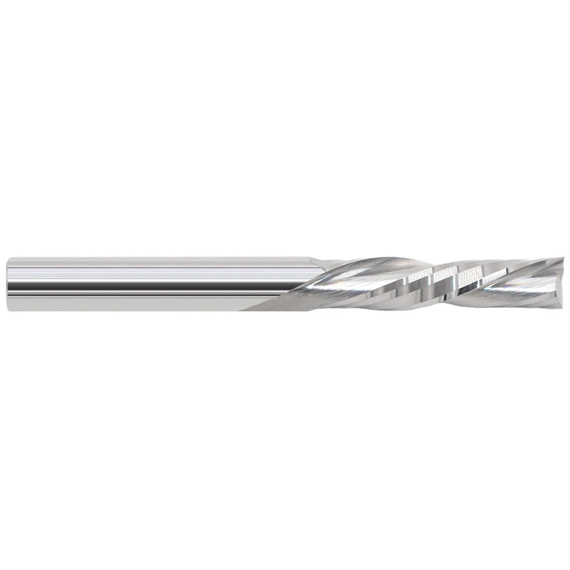 Jeefoo Solid Carbide Milling Cutter 3.175 4 6 8mm 2 Flute Spiral Router Bit Carbide End Mill Wood MDF Down cut