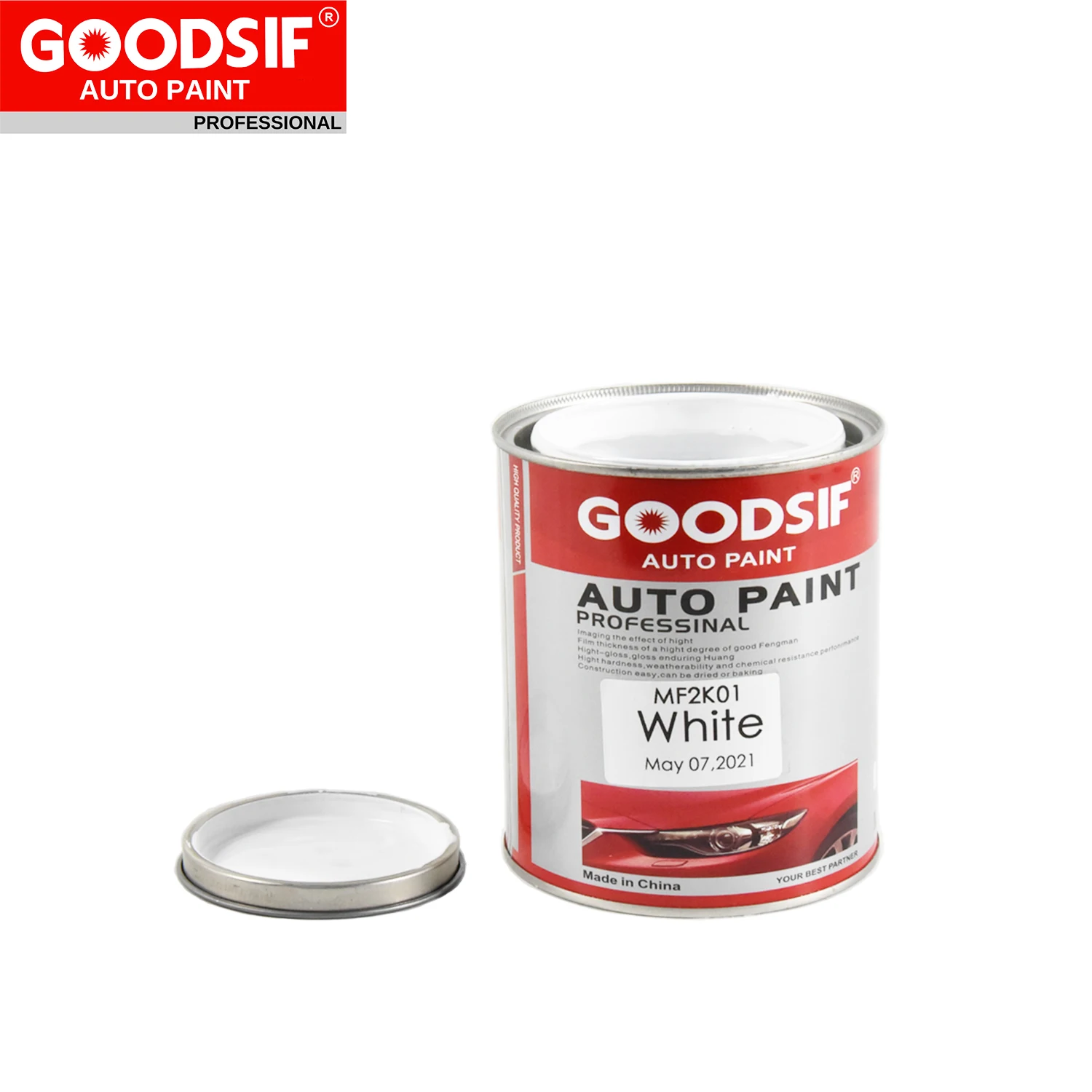 Acrylic car paint 2 to solid color paint spraying