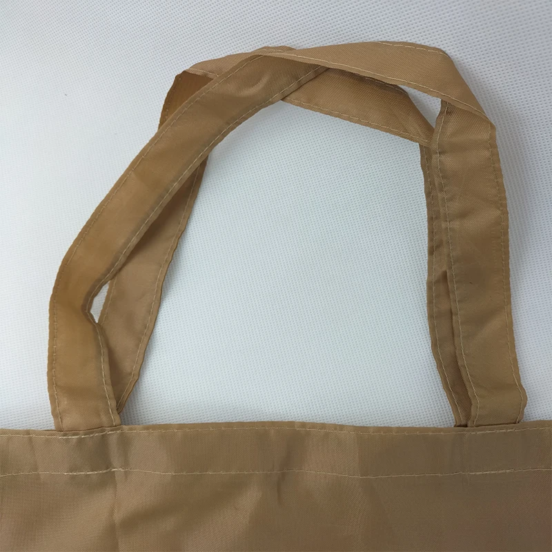 Foldable Tote Bag Bottle Recycled Polyester Nylon Ripstop Folding Bag Women Tote Bag Pet Plastic