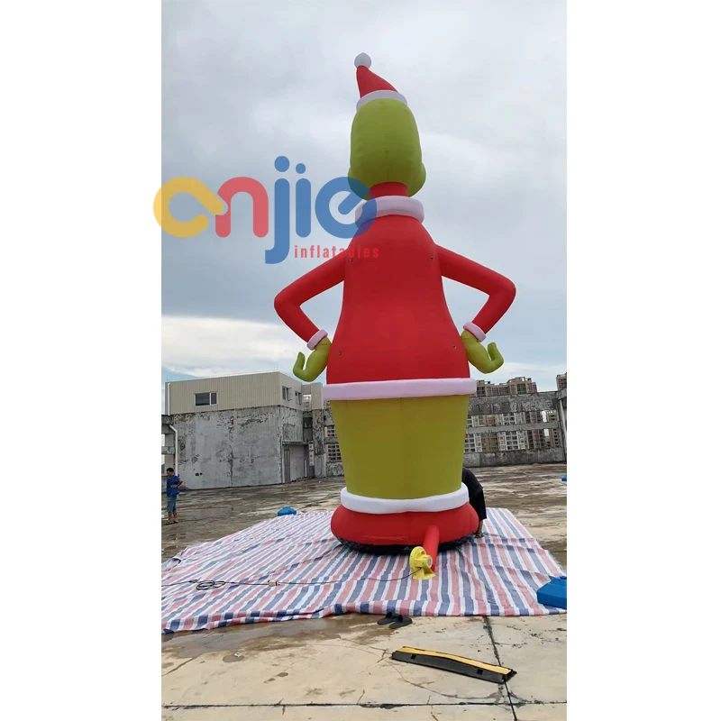 Giant Xmas Inflatable Christmas Grinch for Christmas Yard Decoration