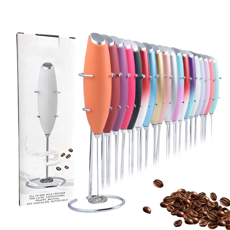 2023 Pailite  Milk Frother Electric Automatic Hand Mini Coffee Whisk Battery operated Handheld Milk Frother