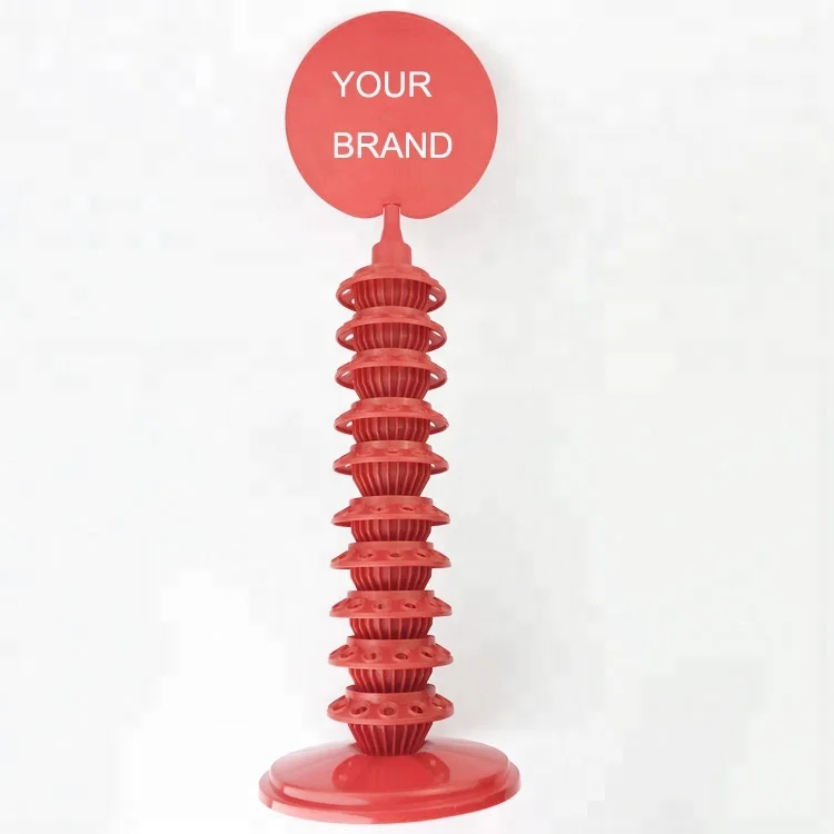 Plastic lollipop/candy display stand/sleeve