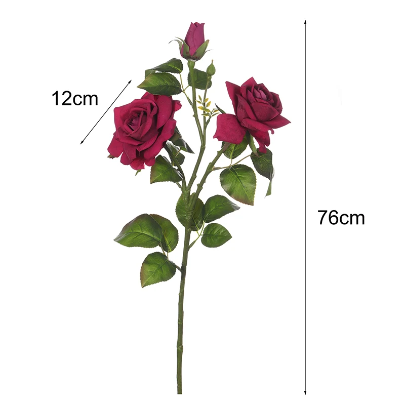 Oh Arts Superior quality Artificial Flower Rose real touch decorative flowers forgarden Works