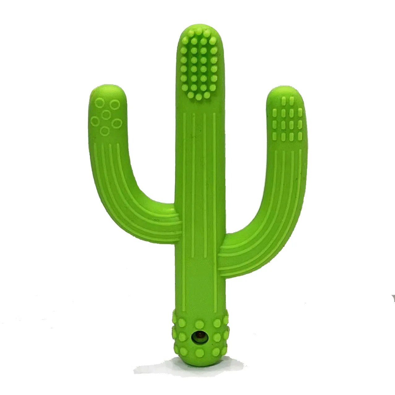 Wholesale Cactus shape chewing toothbrush Soft Toys Baby Silicone Teether